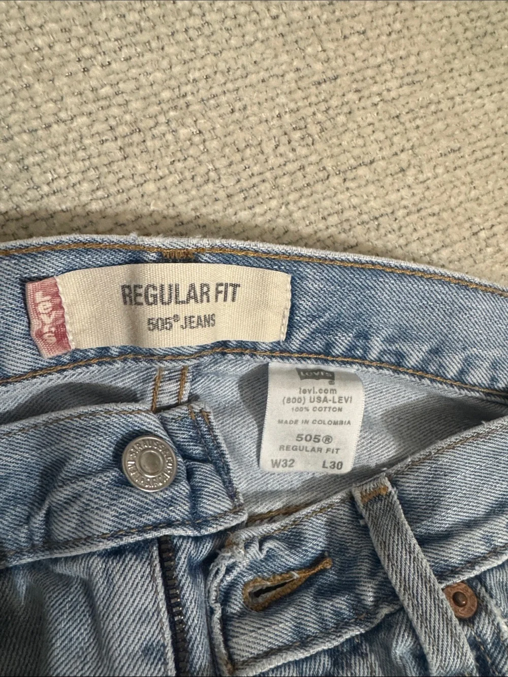 Levi's Light Blue Straight-Leg Men’s Jeans